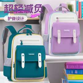 跨境新款小学生书包1--6年级男女卡皮巴拉透气防水双肩包儿童背包