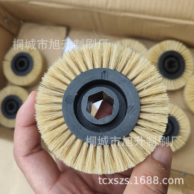 Industrial brush wheel small bristle planter brush roller wheel cylindrical cylinder brush setting machine special dust removal wheel brush Industrial brush wheel small bristle planter brush roller wheel cylindrical cylinder brush setting machine special dust removal wheel brush