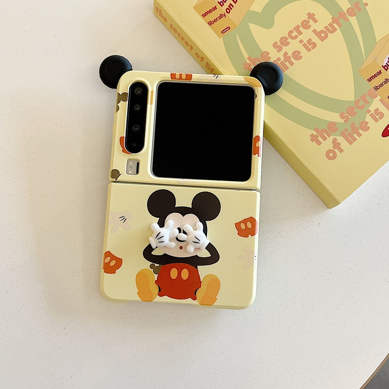漫画立体フェイスカバーミッキー携帯電話ケース Huawei PuraX Samsung ZFlip7 Xiaomi 80% off スタックケースに適しています|undefined