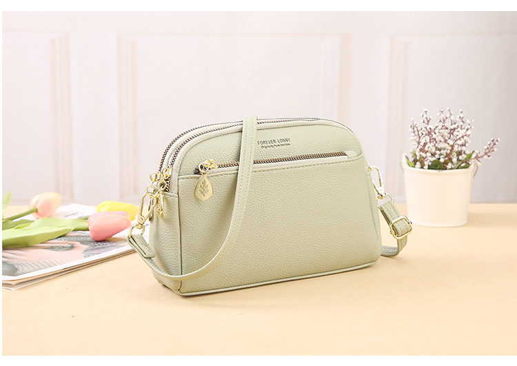 Ladies Shoulder Bag New Versatile Fashion Simple Messenger Bag Mini Phone Bag_voghion.com