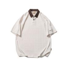 ������ x NR �ļ��߼��б�֯����ײɫPOLO����T���������PO09136