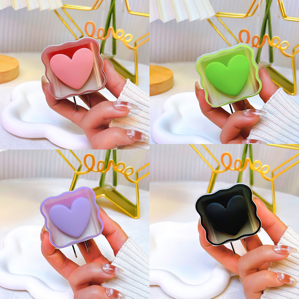 Borde ondulado plano adecuado para la cubierta protectora de la cabeza de carga con forma de corazón ondulado de Apple de 20w, protector de cable de datos de 18w contra mordidas.