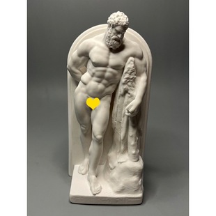 Hercules Muscle Hercules Plaster Statue Sculpture Crafts Home Decoration Ornaments Art Sketch Teaching Aids Gifts