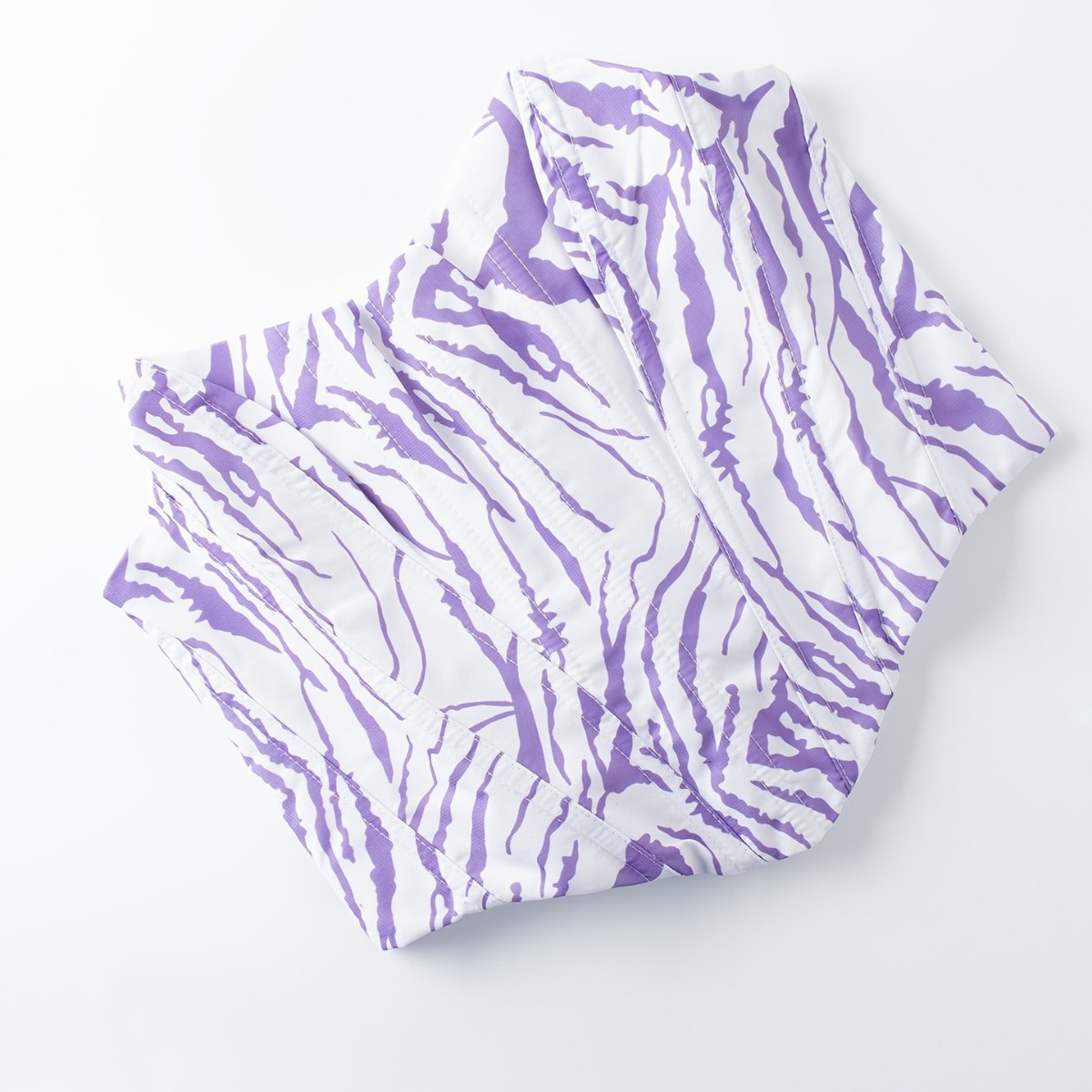 Nueva moda cebra púrpura para el pecho de soporte de pecho delgado sexy no elástico hueso de pescado plástico vestido exterior