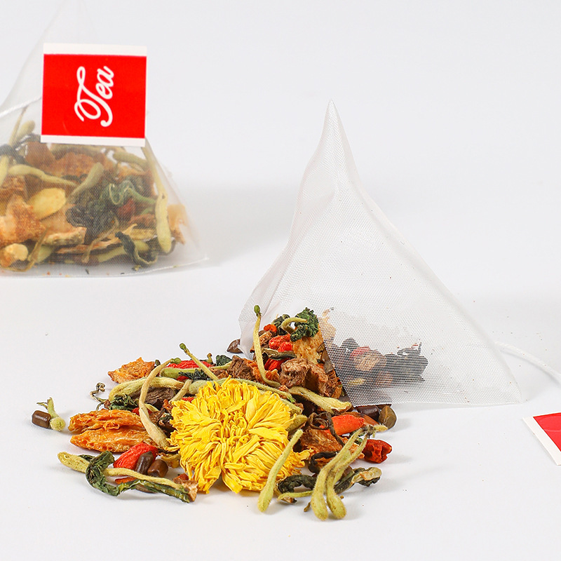 Apple Hawthorn Tea Pyramid Bags (Malus & Crataegus) — Herbal Fruit Blend with Goji & Jujube key features
