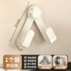 Rotable adjustment-Double hook pot lid stand-Milky white-1 pack