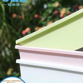 阳台种菜箱长方形花盆家用种菜盆自吸水草莓盆塑料花盆带托盘