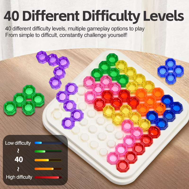 6.3-Puzzle for KidブレインTeaserヘキサガンPuzzles Games Toy|undefined