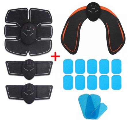 Entrenador abdominal EMS inteligente transfronterizo 6 entrenador de músculos abdominales deportes en casa máquina de sacudida de grasa equipo de fitness perezoso pegatinas de músculos abdominales