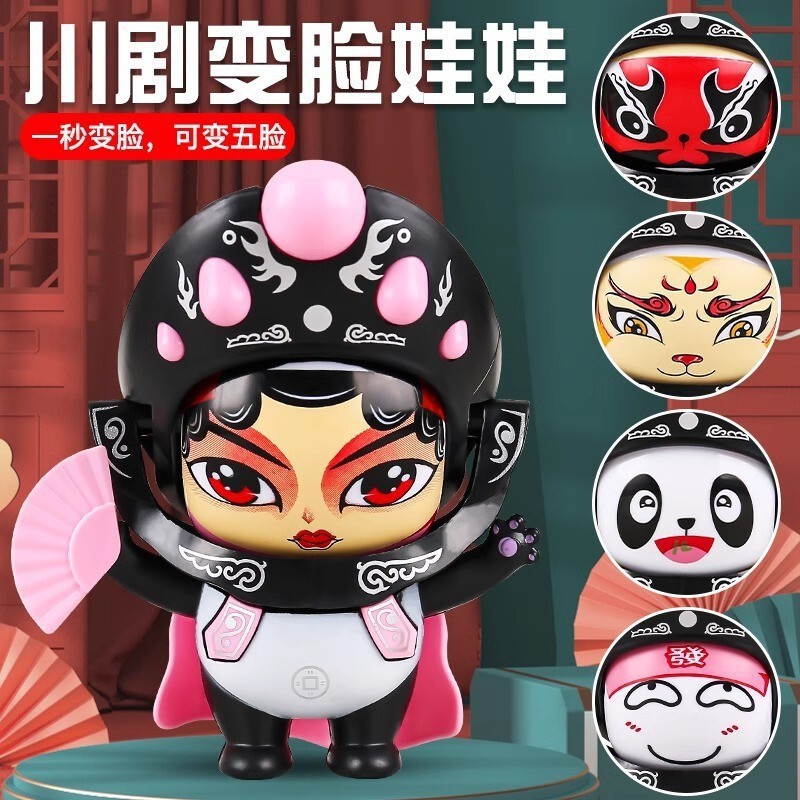 跨境爆款变脸公仔钥匙挂件拉布布labubu蜡笔小新变脸公仔玩具批发|undefined