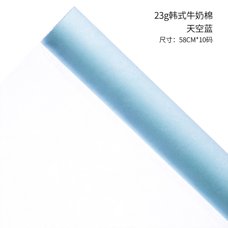 Papel de regalo de flores Papel de pera Papel de algodón Papel perlado Ramo de papel de regalo de flores Papel de embalaje de flores Pastel de hornear Papel de forro al por mayor