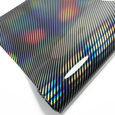 Auto Color Change Film — fiber central control interior sticker - laser-silver-10cm152cm