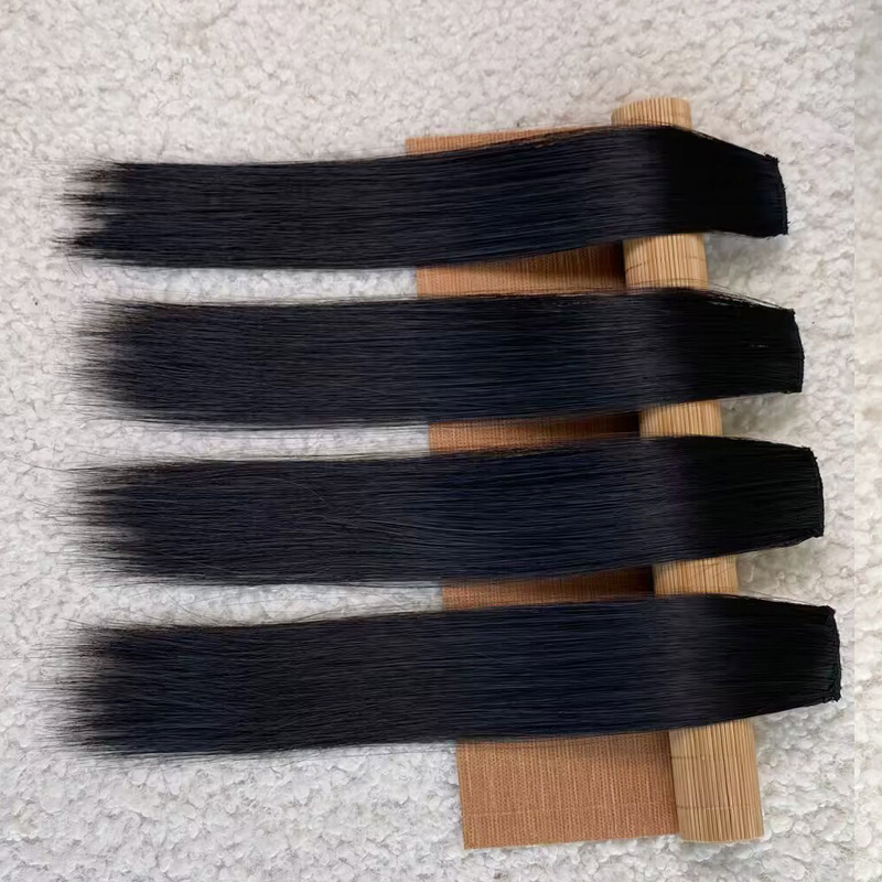 シングルカードウィッグ、ストレートヘアピース、ミドル分け前髪、ショートヘアエクステンション、髪量増加、女性用小型ピース、シングルクリップオン、軽くて薄いスタイル|undefined