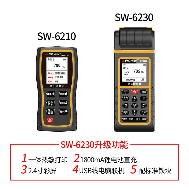 SW-6200 измеритель твердости Shenzhen Dawei Портативный монолитный станок металлическая прочность Rawche литиевая прямая зарядка