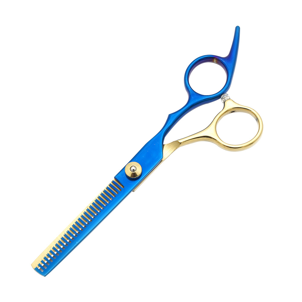 Tijeras para el cabello Zhangjiagang especiales para el cabello fino y roto, tijeras planas, flequillo, estilista transfronterizo, juego de tijeras de doble uso