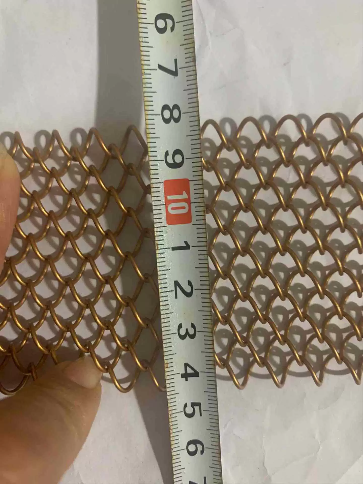 Metal coffee stand, curtain