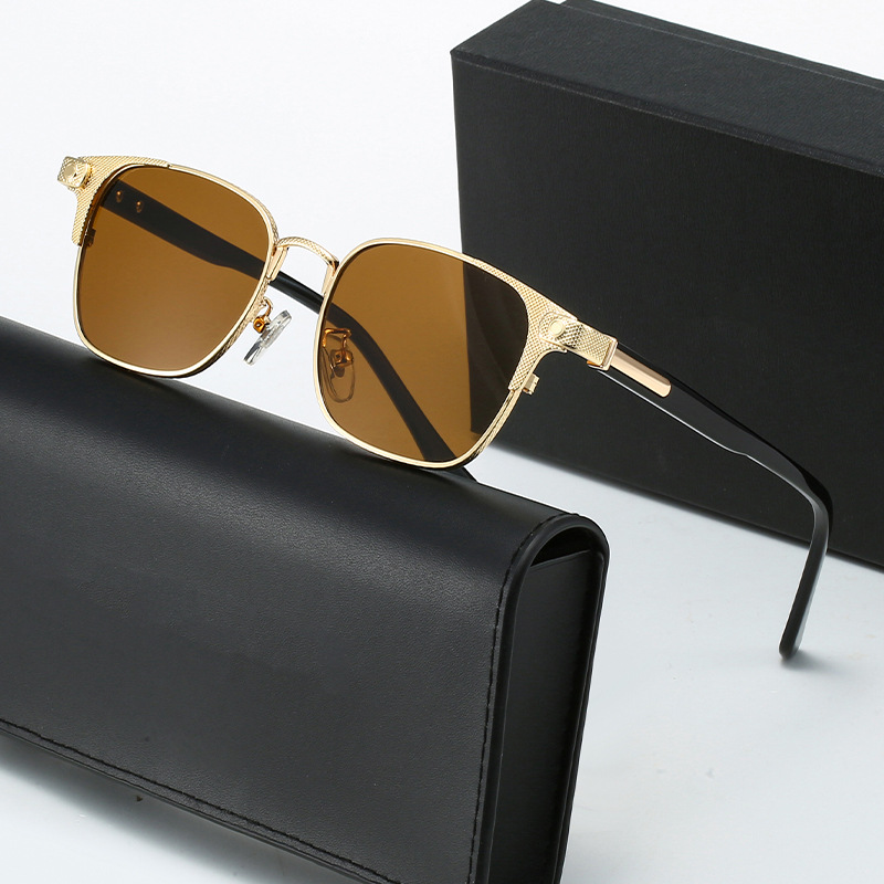 Blaulichtfilter Brille Für Herren Modische Acetat Metallfassung_voghion.com