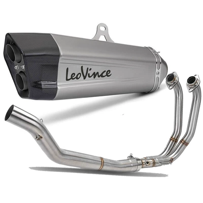 Aprilia Rs457, Motorcycle exhaust pipe - e