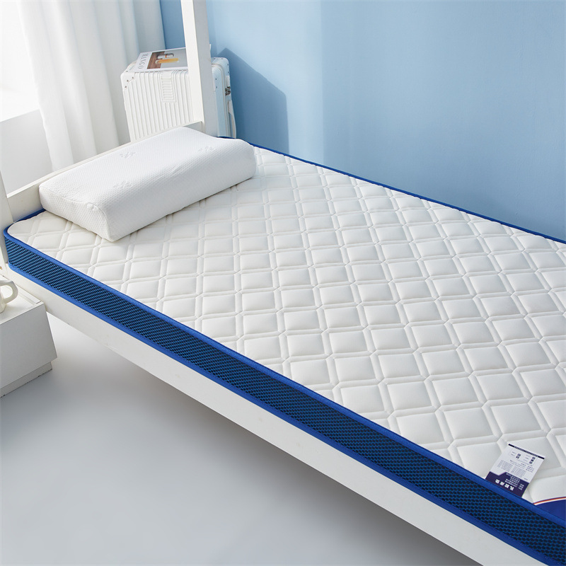 Nuevo colchón de dormitorio de estudiantes universitarios de algodón con memoria de látex individual 90*190 cama de dormitorio de dormitorio de escuela secundaria