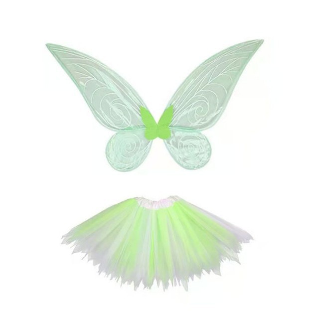 Cruz-frontera plegable colorido alas mariposa Festival DE LOS NIÑOS rendimiento vestido hasta props princesa Ángel traje