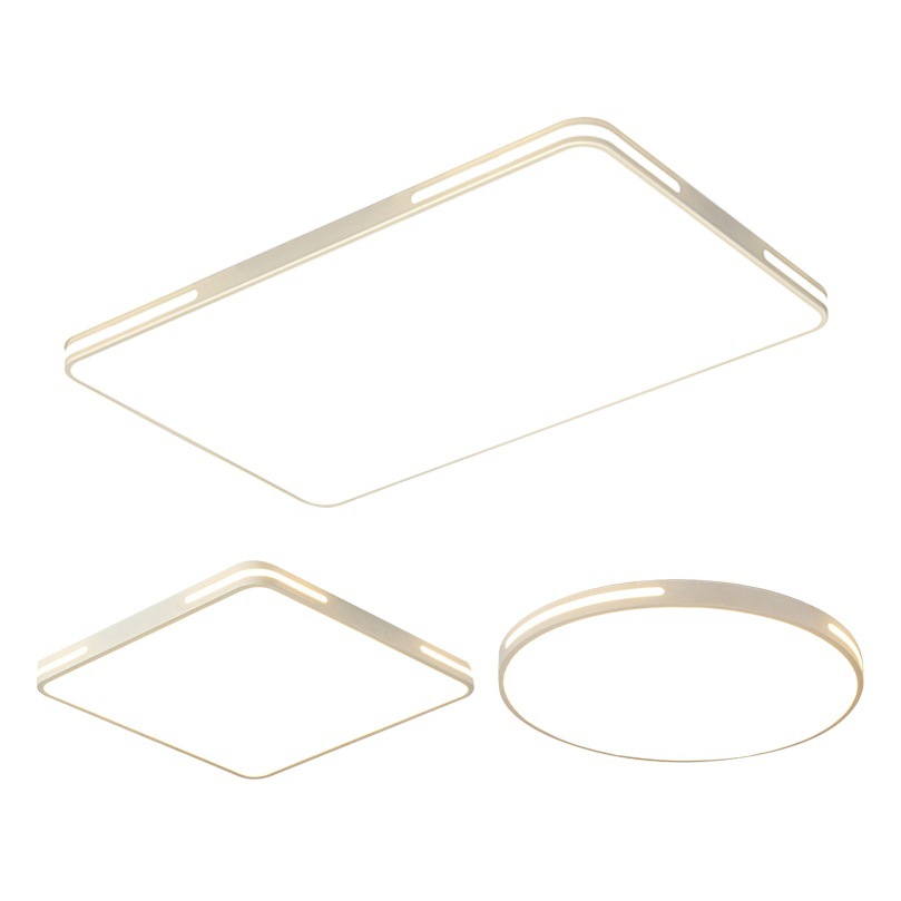 Lámpara de techo LED minimalista de espectro completo para sala de estar, luz para el pasillo principal, luz para dormitorio, paquete completo para toda la casa, accesorios de iluminación Zhongshan.