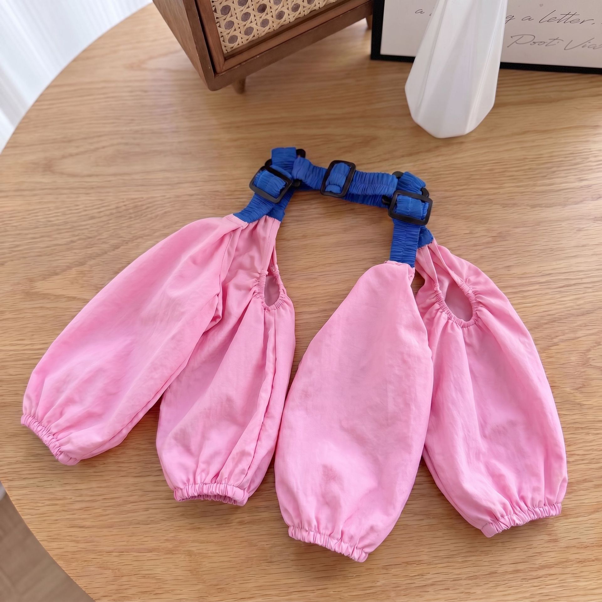 Thin breathable nylon anti-dirty pants (plum red) / S