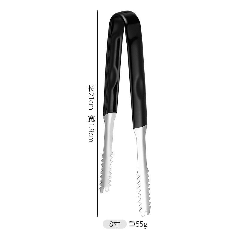 不锈钢手指印冰夹加厚冰块夹多功能食品烧烤夹冰桶方糖夹子毛巾夹|undefined