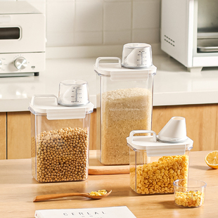 Kawashimaya Rice Bucket Household Flour Grain Storage Tank Dog and Cat Food Sealed Barrel Rice Grain Storage Box