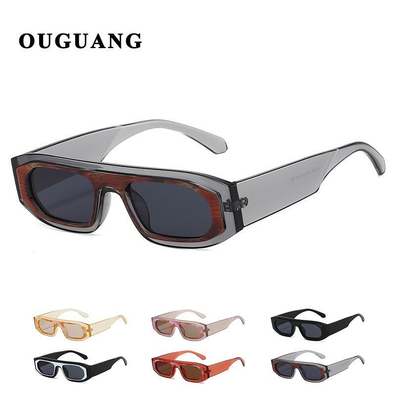25 años de pasarela, marco pequeño, gafas de sol de dos colores con costuras, chicas calientes, gafas de sol transfronterizas anti-ultravioleta para hombres y mujeres