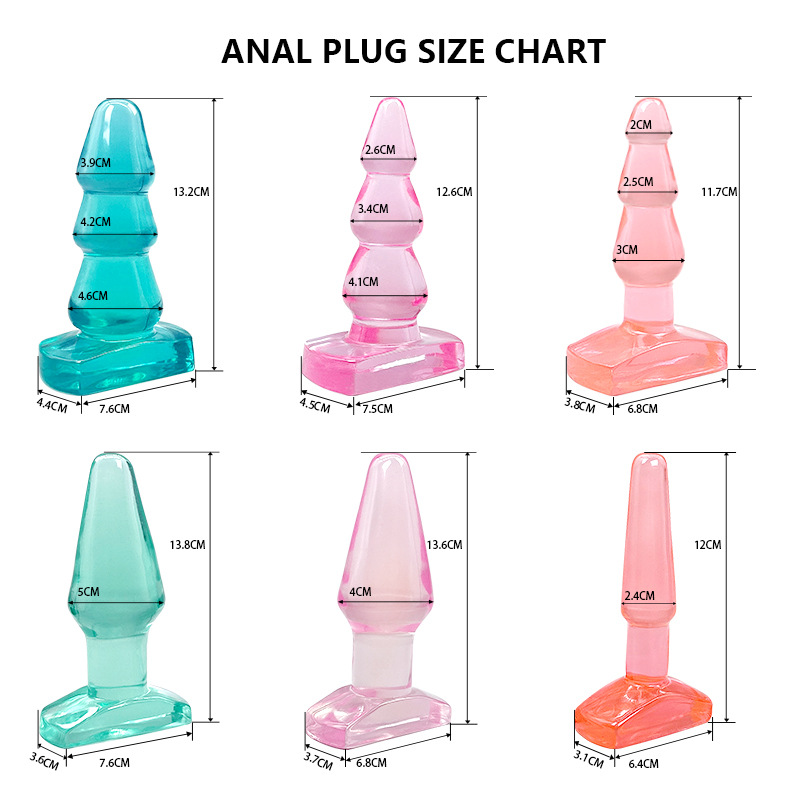 Silicone Anal Plug Set, Unisex Adult Anal Expansion Toy, Portable — detail image 5