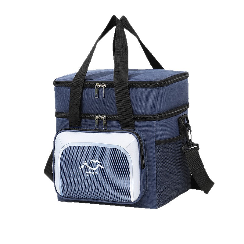 Bolsa de almuerzo transfronterizo, bolsa de hielo portátil, bolsa de picnic al aire libre, bolsa de bento de bolsillo para llevar al trabajo, bolsa de leche fresca