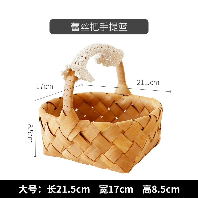 Round big storage basket, woven storage box