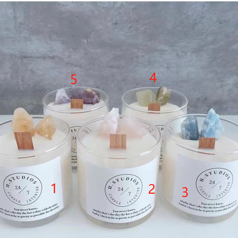 Cross-border invases de cristal de vidrio velas de soja adornos para el hogar regalos de vacaciones para amigos