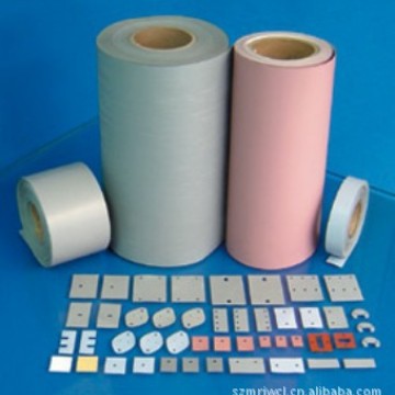 工厂硅胶散热垫片导热矽胶布耐高温导热垫片CPU散热绝缘胶垫片