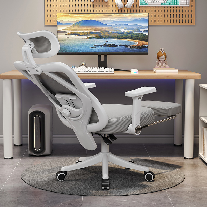silla de oficina silla ergonómica silla de computadora reclinable silla de oficina tela de red silla de elevación de rotación image 3