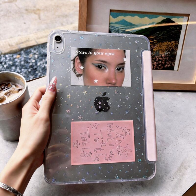 Simple Star-Shaped Design Without Pen Slot Suitable for iPad 11Th Generation Protective Case Air 8/7/6 Apple Tablet Cover iPad 10.2inch