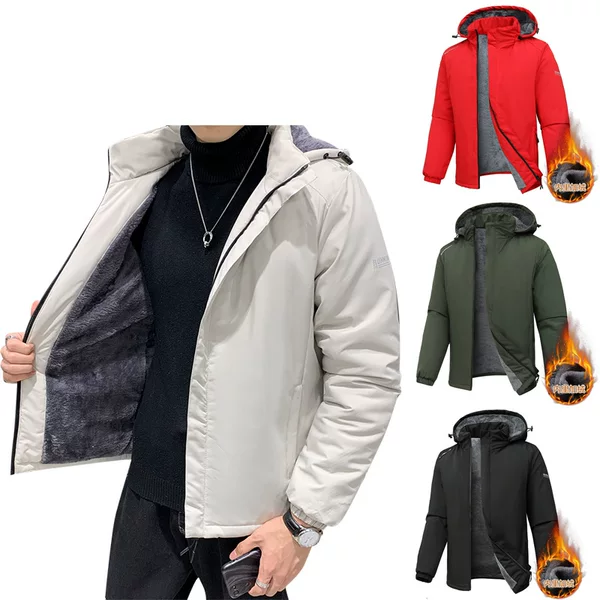 Factory direct goods 2026 autumn and winter couple's thickened warm cotton coat with detachable hood, loose-fitting jacket, available for offline bulk purchase