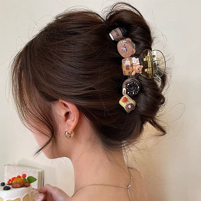 11 # Clip de fondo translúcido Dibujos animados de rosquilla de oso unos 10cm