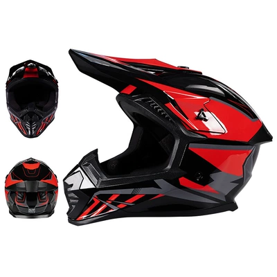 Motosiklet kaskı (dəbilqə) — Summer Rally Helmets - 601-lightning-red-s53-54