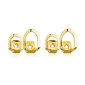 Golden hollow double smooth surface
