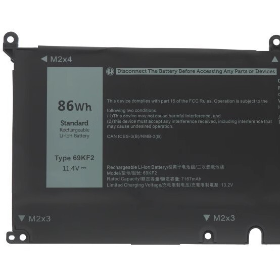 For Dell G15 5510 5511 5515 5520 5530 5535 69KF2 8FCTC battery