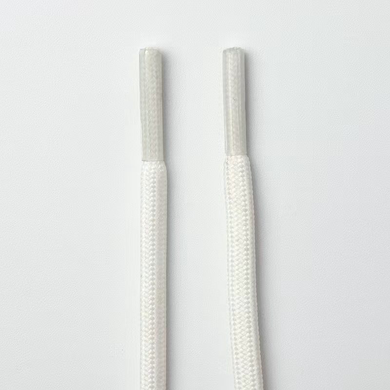 White round shoelaces