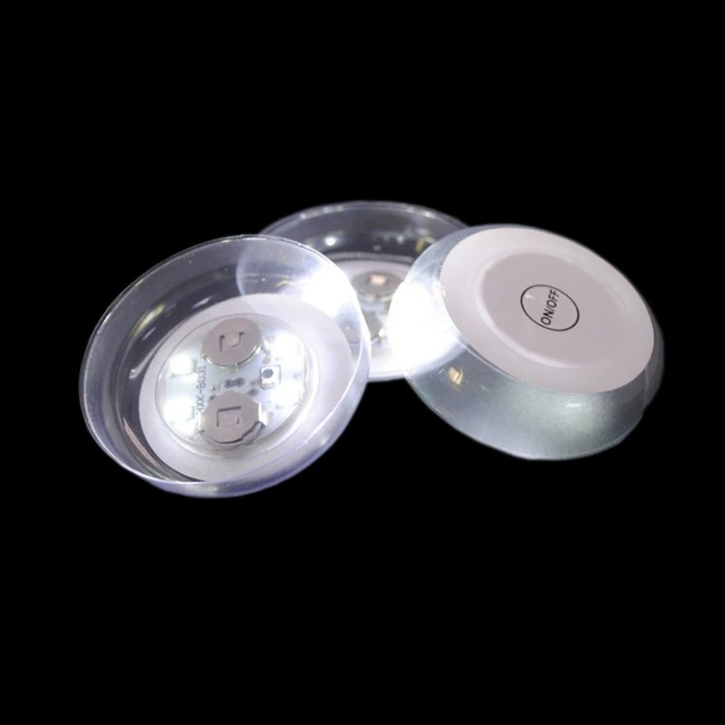 Base de emisión de luz cóctel pegatinas de flash ampolla botella de emisión de luz pegatinas a prueba de agua anti-caída colorido LED colorido taza pegatinas