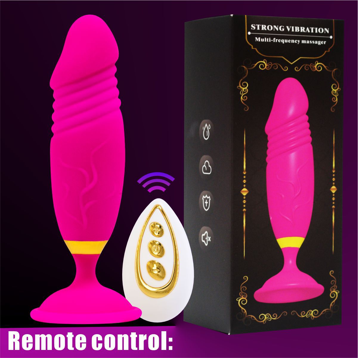 Appgesteuerter Teleskopdildo Mit Starker Vibrationsfunktion_voghion.com