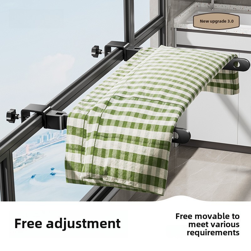 Balcony anti -theft window drying rack window drying artifact window…