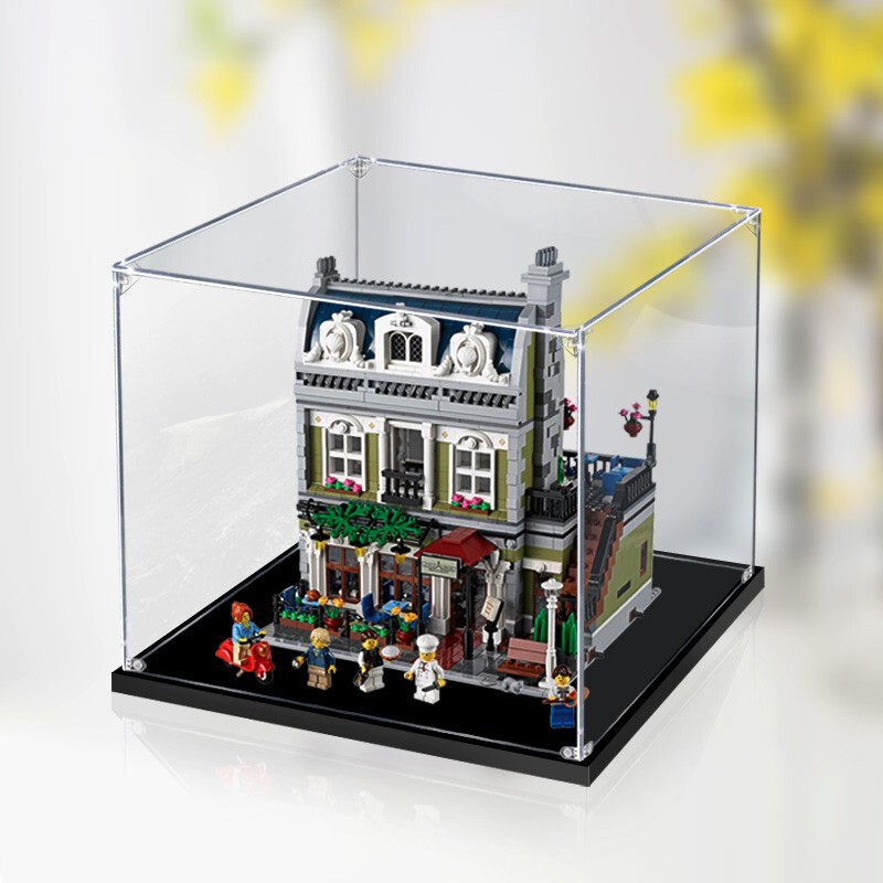 Suitable for Paris restaurant 10243 acrylic display box building blocks hand-made model transparent dust box dust cover