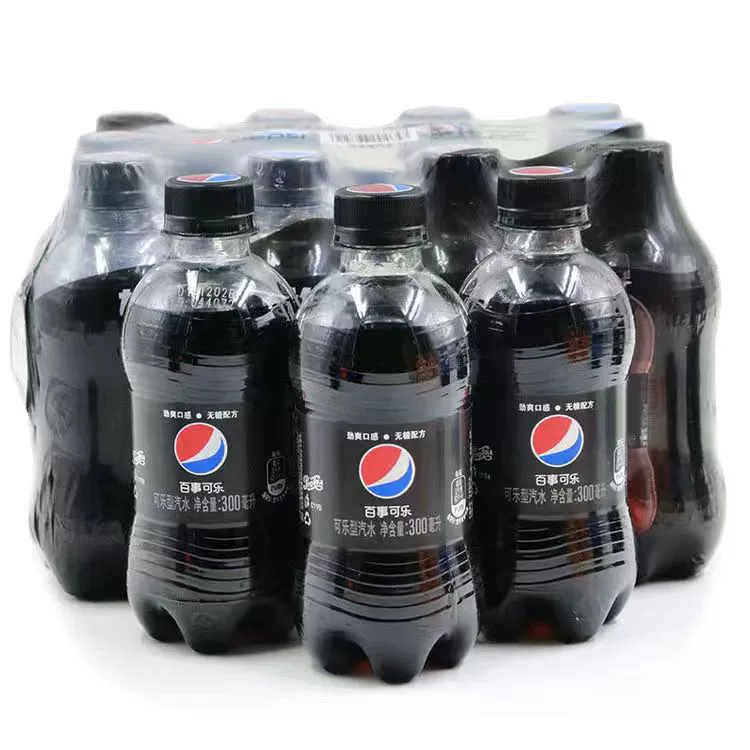 Маленькая бутылка газированной воды 300 мл, 24 бутылки напитков мини 12, Pepsi Coca-Cola Coca-Beltail Coca-Cola Mi