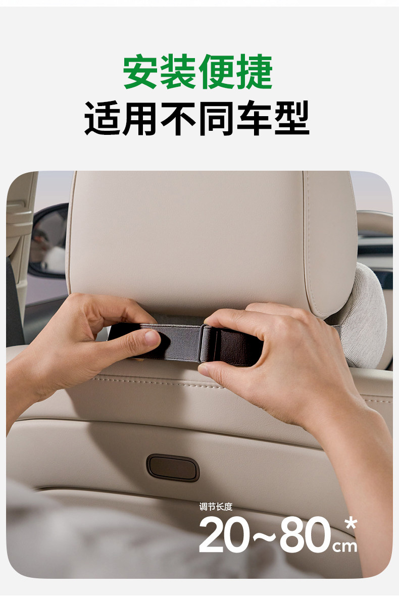 Popular cross-border export product: headrest and lumbar support set for cars, seat cushion, car neck pillow, and lumbar pillow