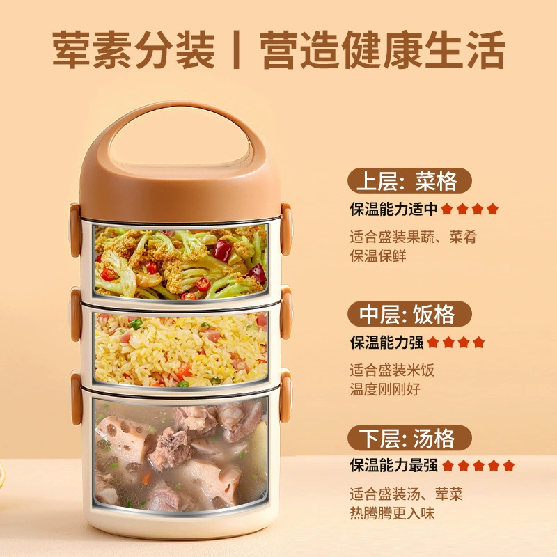 Thermos stainless steel, lunch box, cute thermal barrel, stainless steel AISI 304