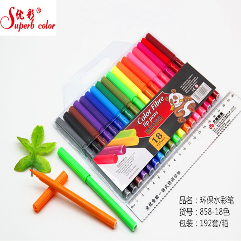 El fabricante produce útiles de arte para niños, bolígrafos de dibujo, bolígrafos de colores de 6, 12 y 24 colores, bolígrafos de acuarela para niños, bolígrafos de dibujo al por mayor.